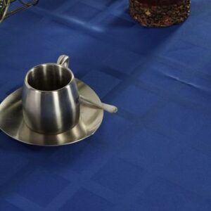 Скатерть 145*250 см. синяя клетка /3/ Под заказ