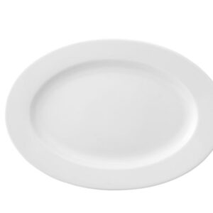 Блюдо овальное 220*154 мм. Белый Ариан /1/12/