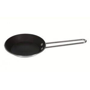 Сковорода для блинов d=20 см. h=2 см. 0,5 л. нерж. с антиприг. покрыт. (индукция) /1/