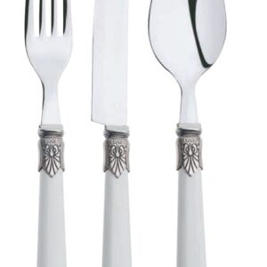 Вилка столовая Майя 18/0  1,2 мм 20,2 см. слоновая кость Abert /12/