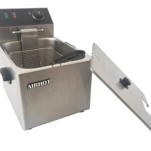 Фритюрница 1-секционная, 8 л. 324*410*350мм мм. нерж /1/