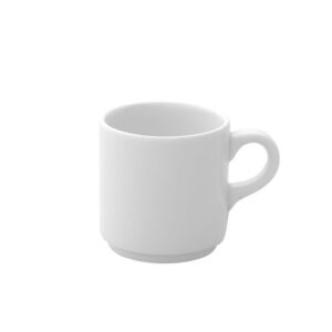 Чашка  90 мл. кофейная d=56 мм. h=59 мм. штабелир. Белый Ариан /1/12/