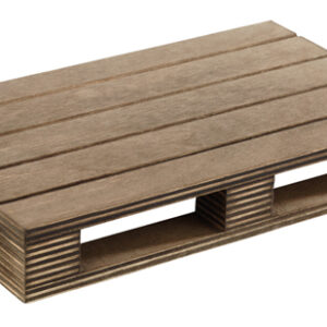 Доска для подачи прямоуг. 200*120*30 мм. Паллета темное дерево APS /1/100/