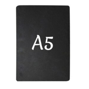 Ценник 210*148 мм. А5 меловой черный без подставки /1/