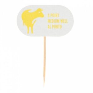 Флажок для стейка "MEDIUM WELL" 8 см. 100 шт/уп /1/40/